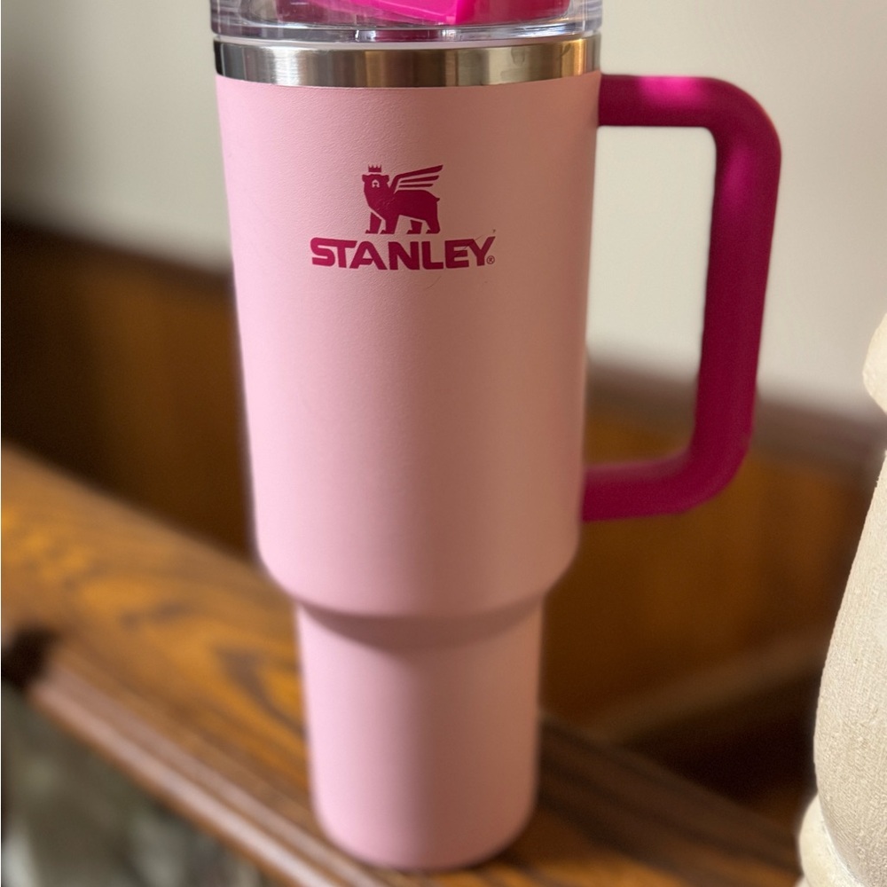 Stanley Rose Tumbler with Handle